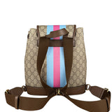 Gucci GG Equestrian Coated Canvas Backpack