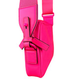 Gucci Hot Pink GG Rubber Effect Crossbody Bag