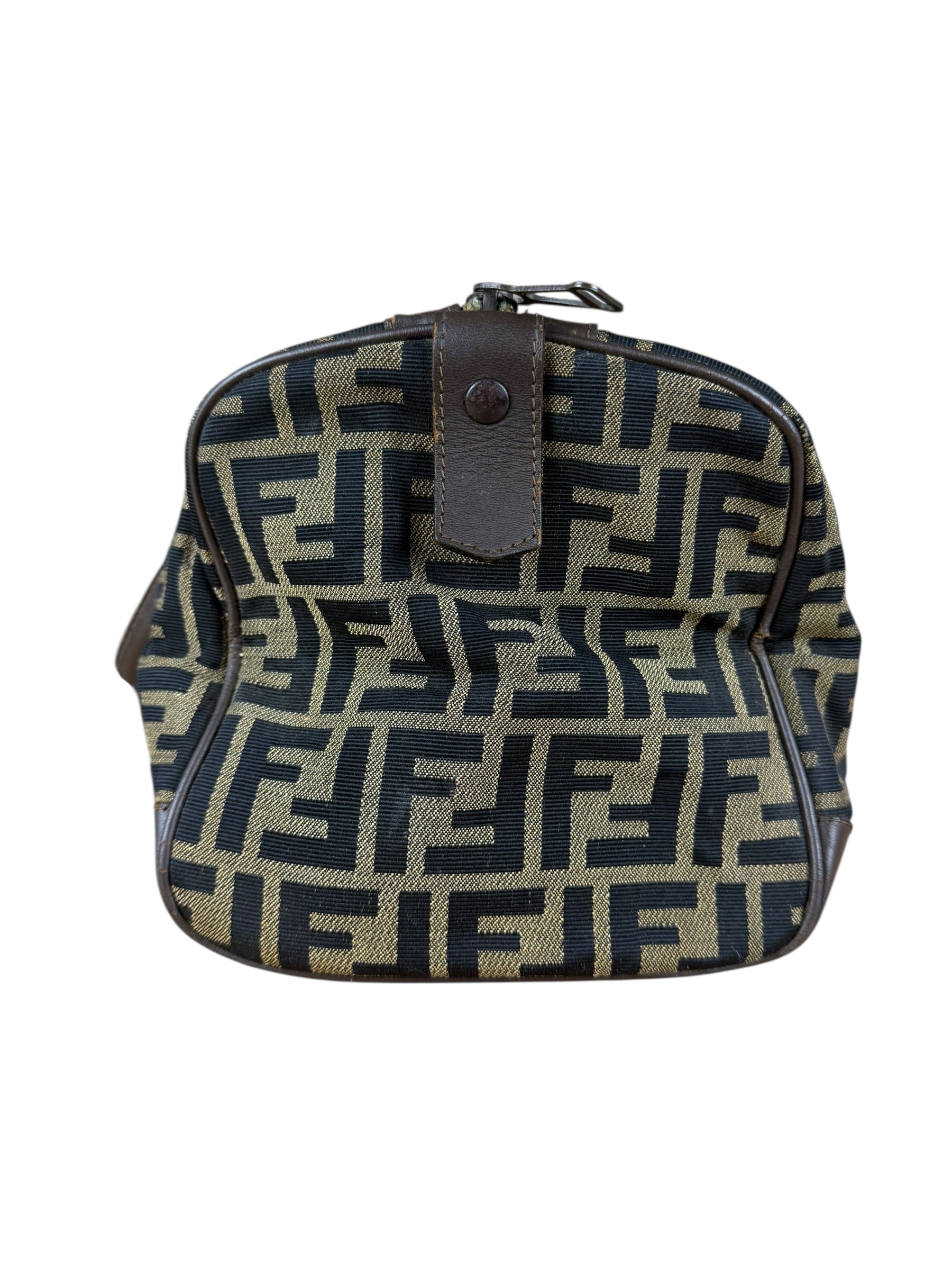 Fendi Vintage Zucca Boston Bag