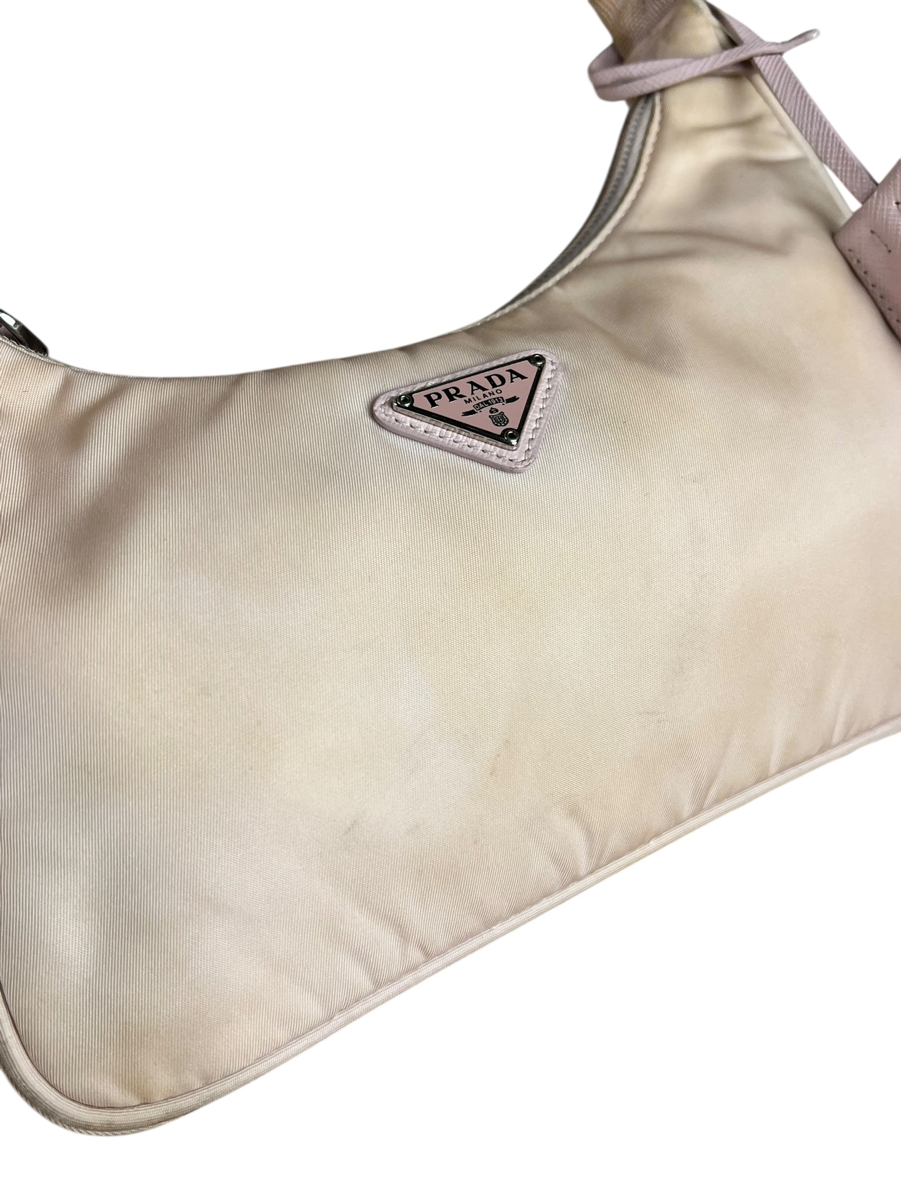 Prada Nylon Pochette Light Pink
