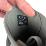 Prada Monolith Leather and Re-Nylon Pouch Boots