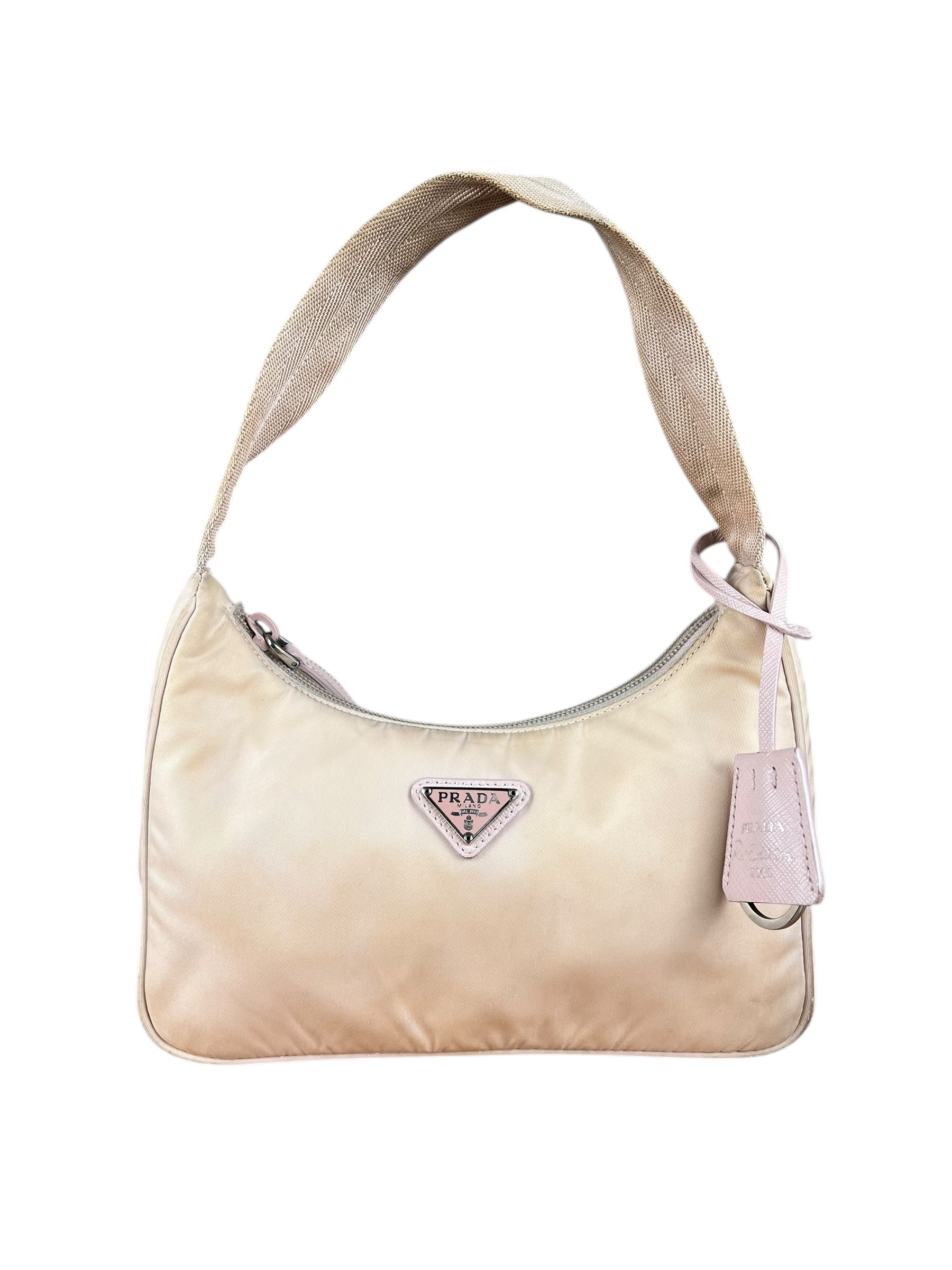 Prada Nylon Pochette Light Pink