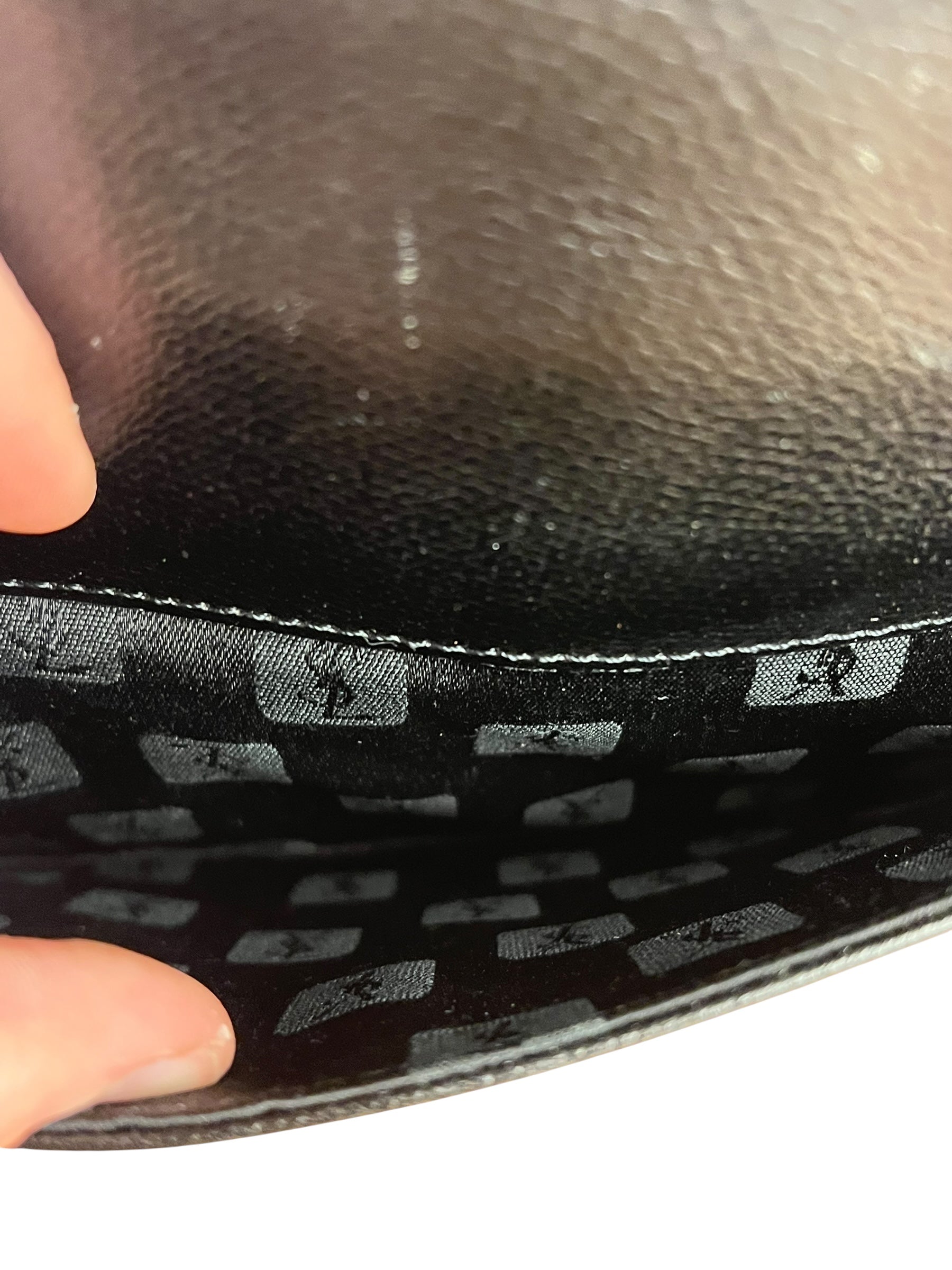Saint Laurent Vintage Leather Envelope Clutch