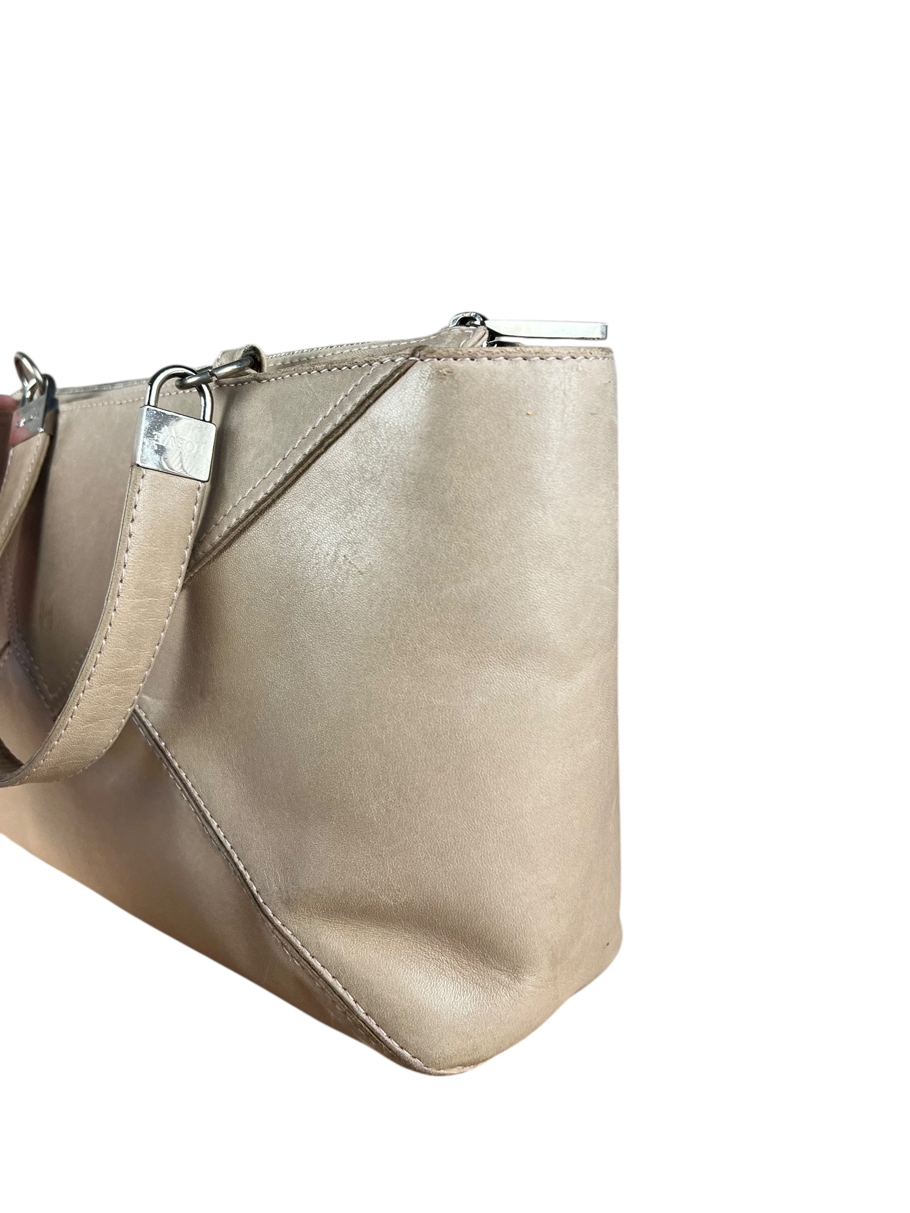 Loewe Vintage Leather Postal Handbag