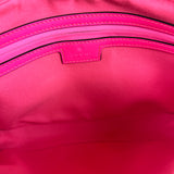 Gucci Hot Pink GG Rubber Effect Crossbody Bag