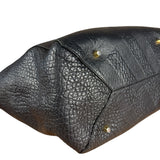 Burberry Black Pebbled Leather Shoulder Bag