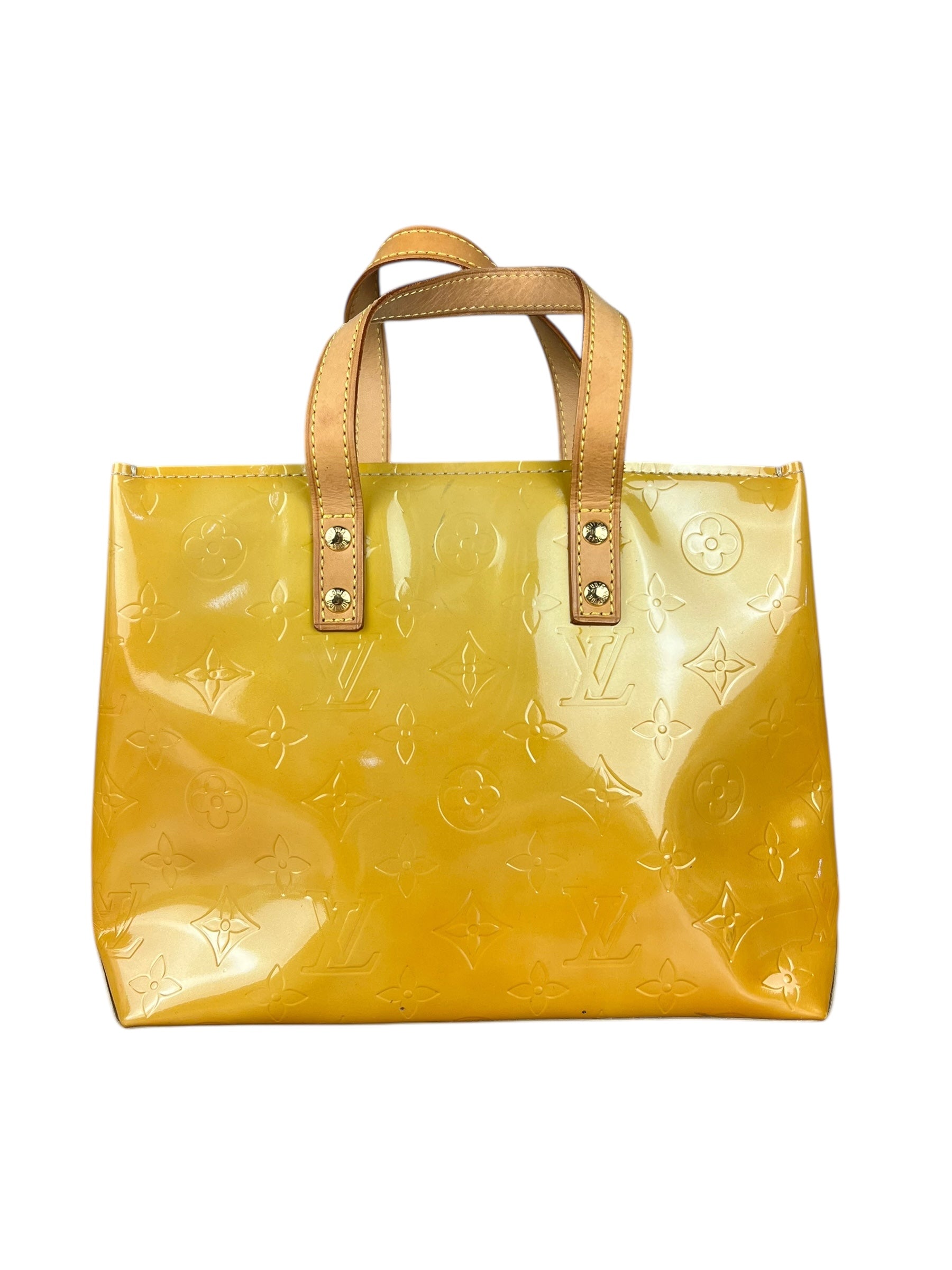Louis Vuitton Monogram Vernis Reade PM Yellow