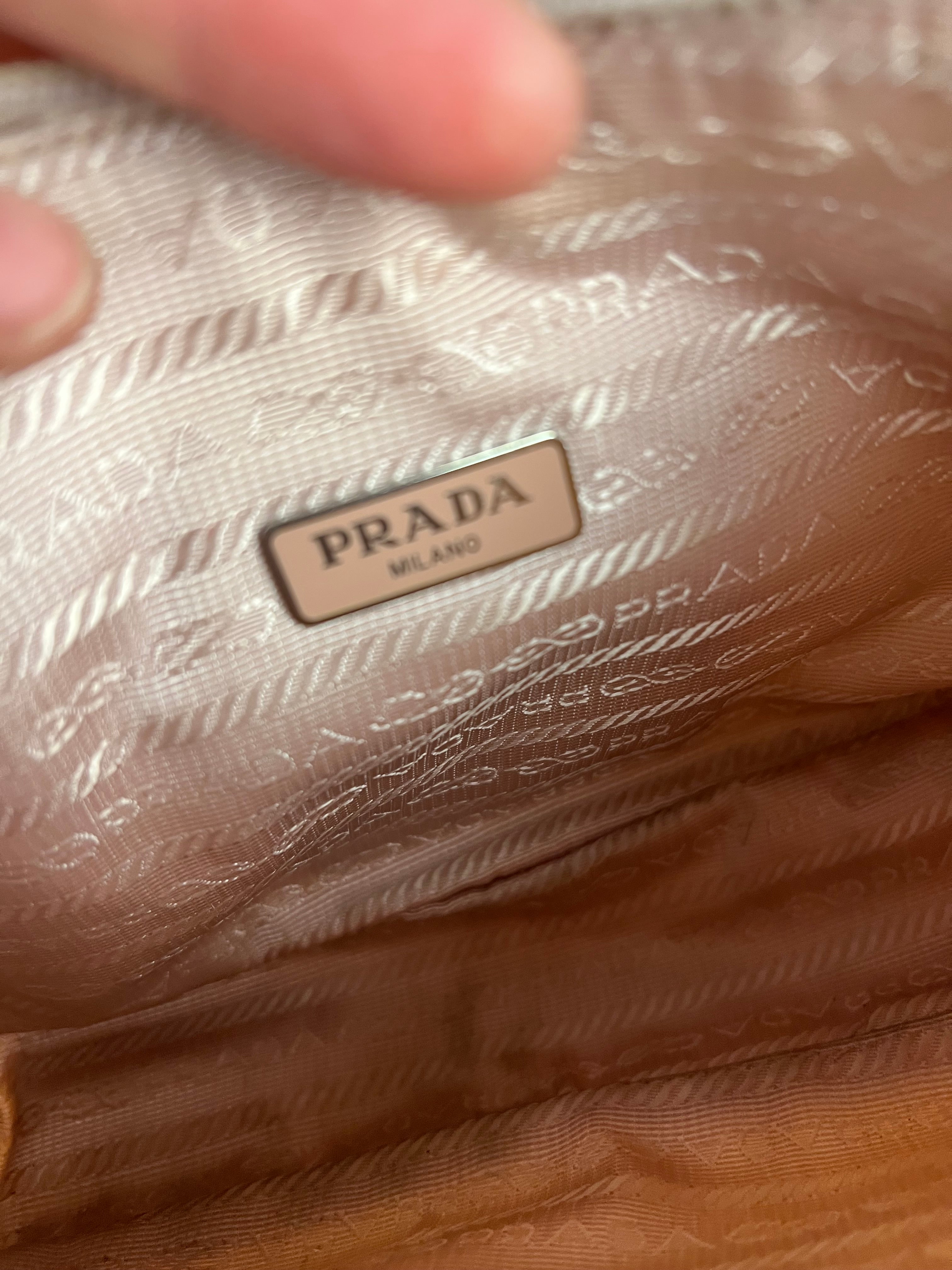 Prada Nylon Pochette Light Pink
