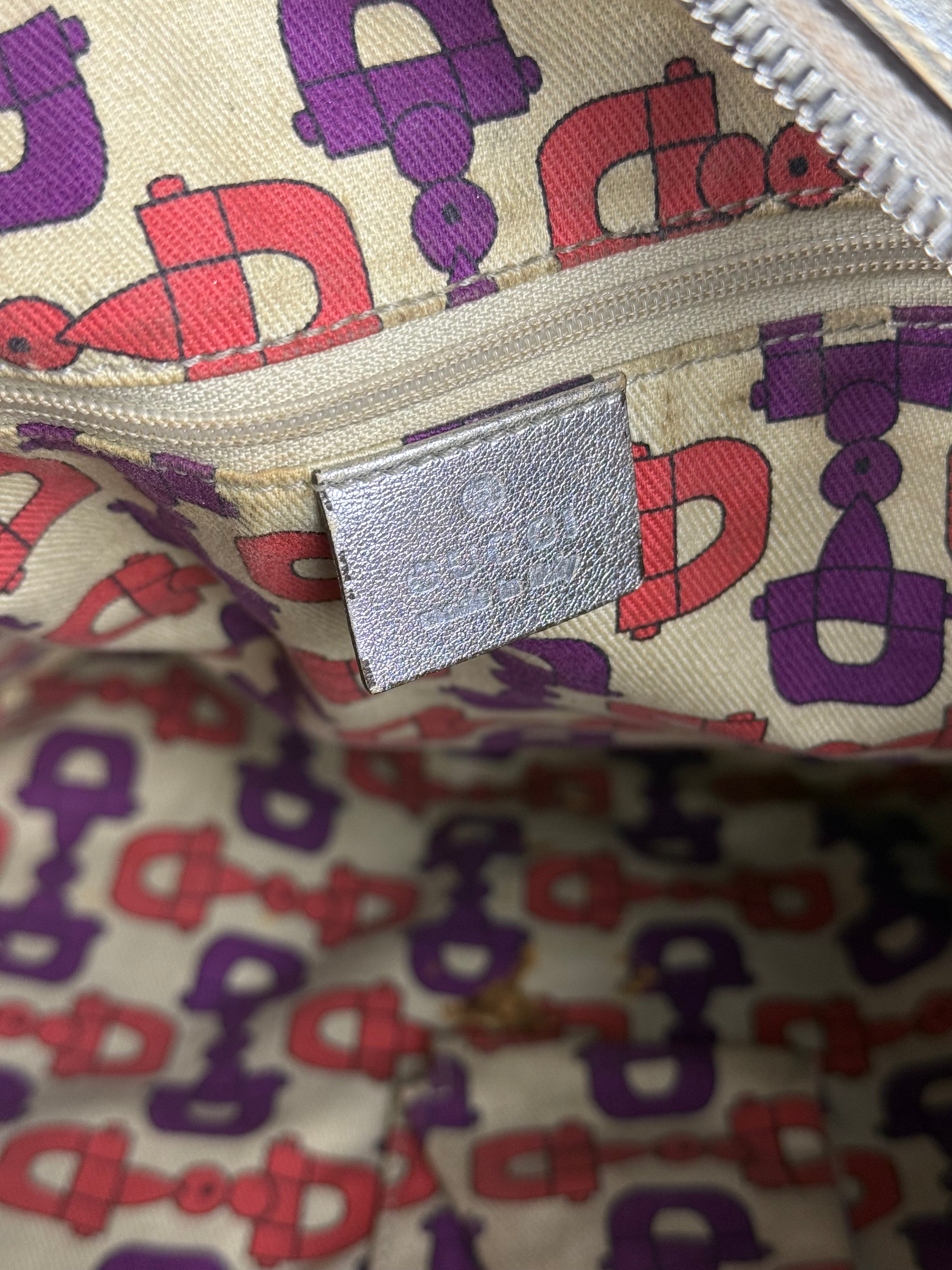 Gucci Metallic GG Princy Hobo