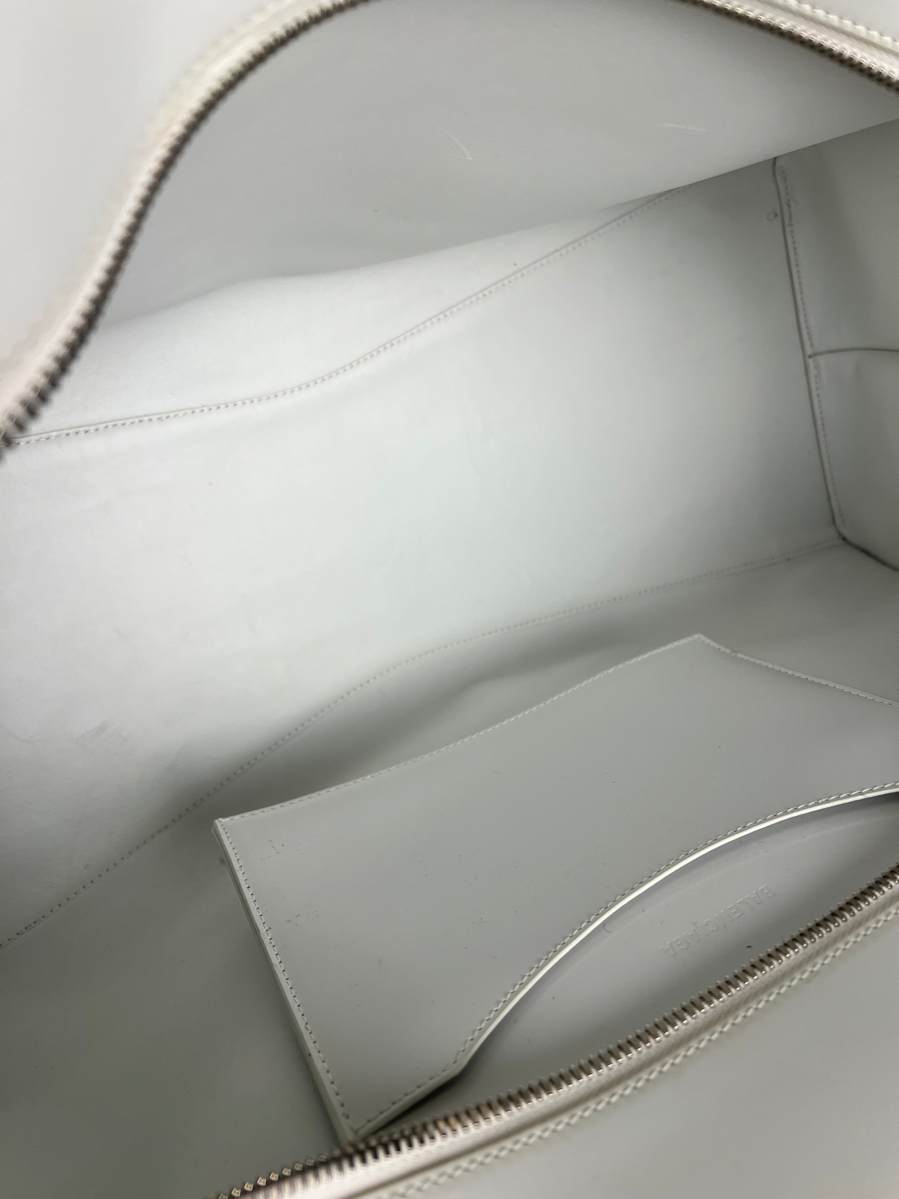 Balenciaga Grained White Neo Classic City Bag