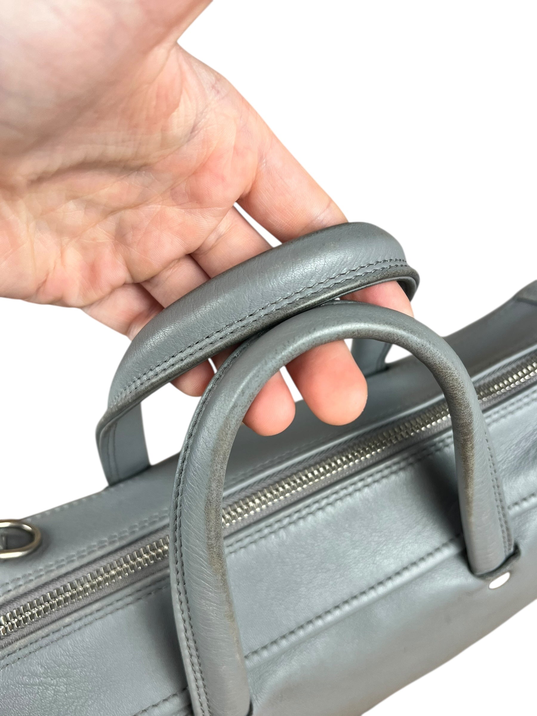 Balenciaga Small Grey Triangle Bag