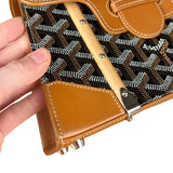 Goyard Mini Goyardine Saigon Top Handle Bag