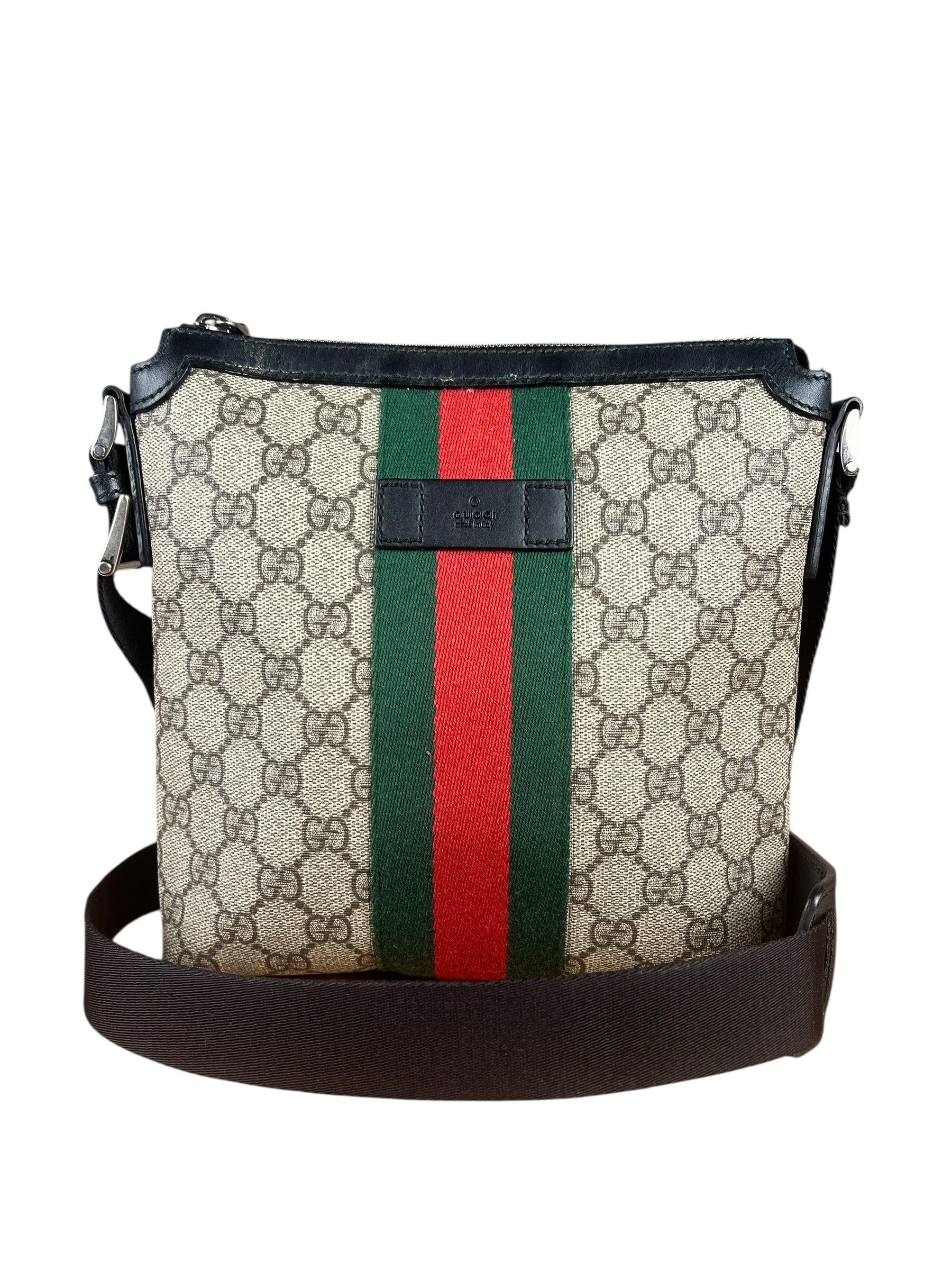Gucci GG Supreme Monogram Messenger Bag