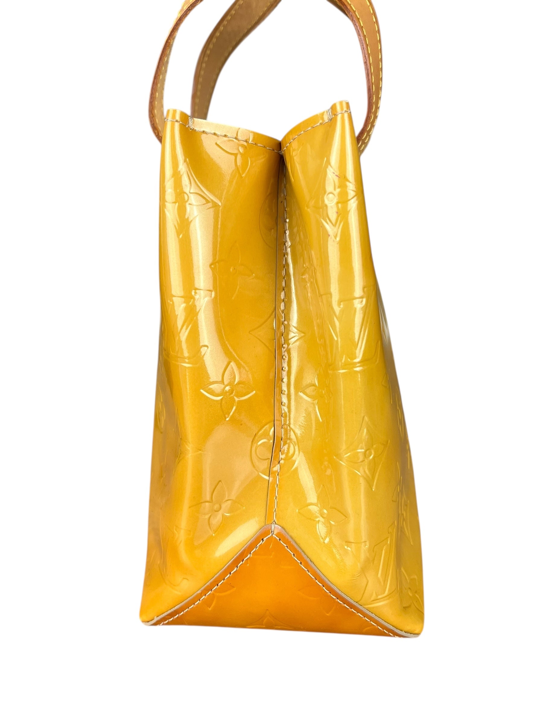Louis Vuitton Monogram Vernis Reade PM Yellow
