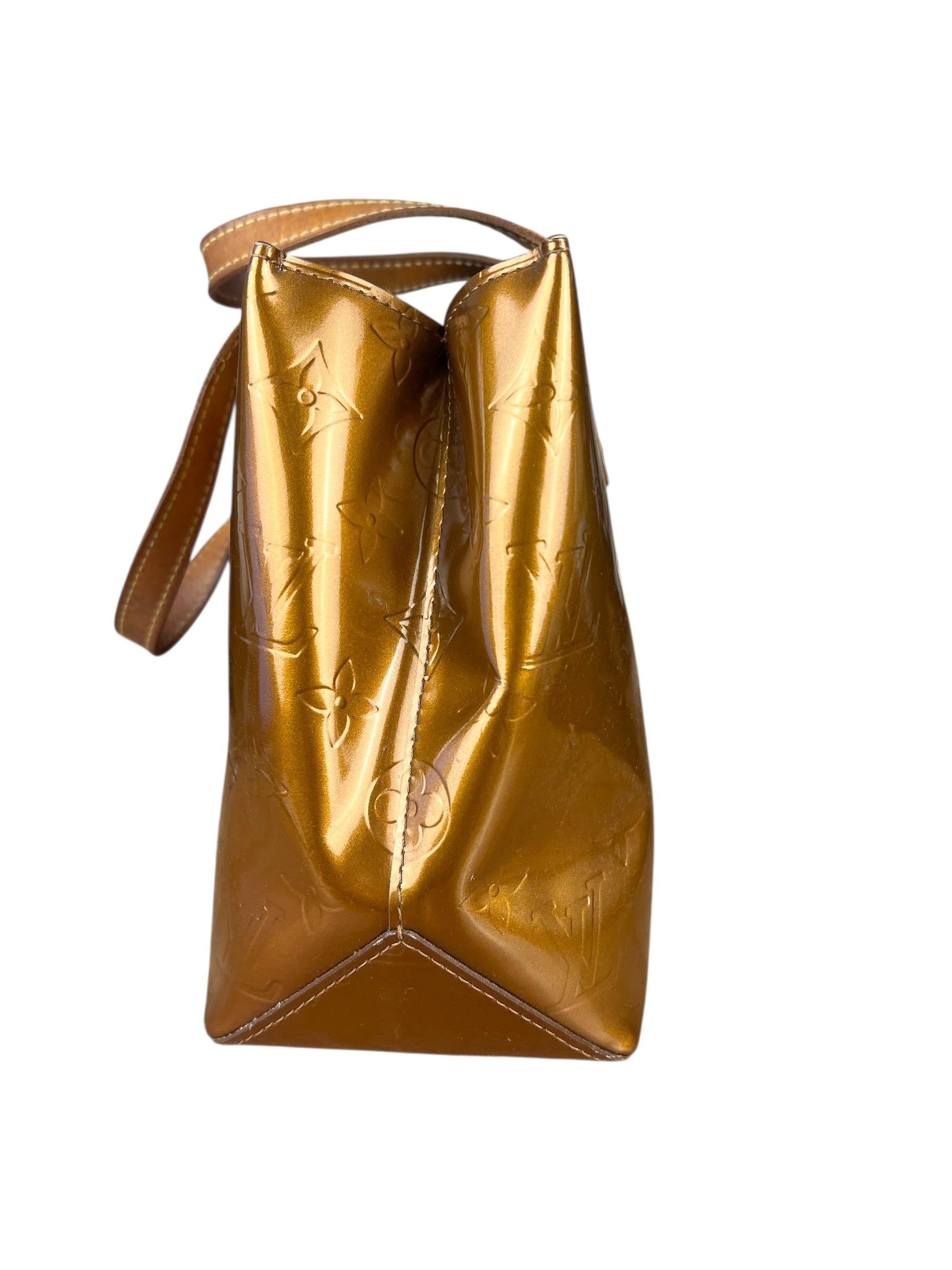 Louis Vuitton Monogram Vernis Bronze Reade PM
