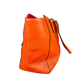 Gucci Orange Pebble Leather Swing Medium Tote