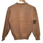 Burberry Brown Floral Wool Sweater