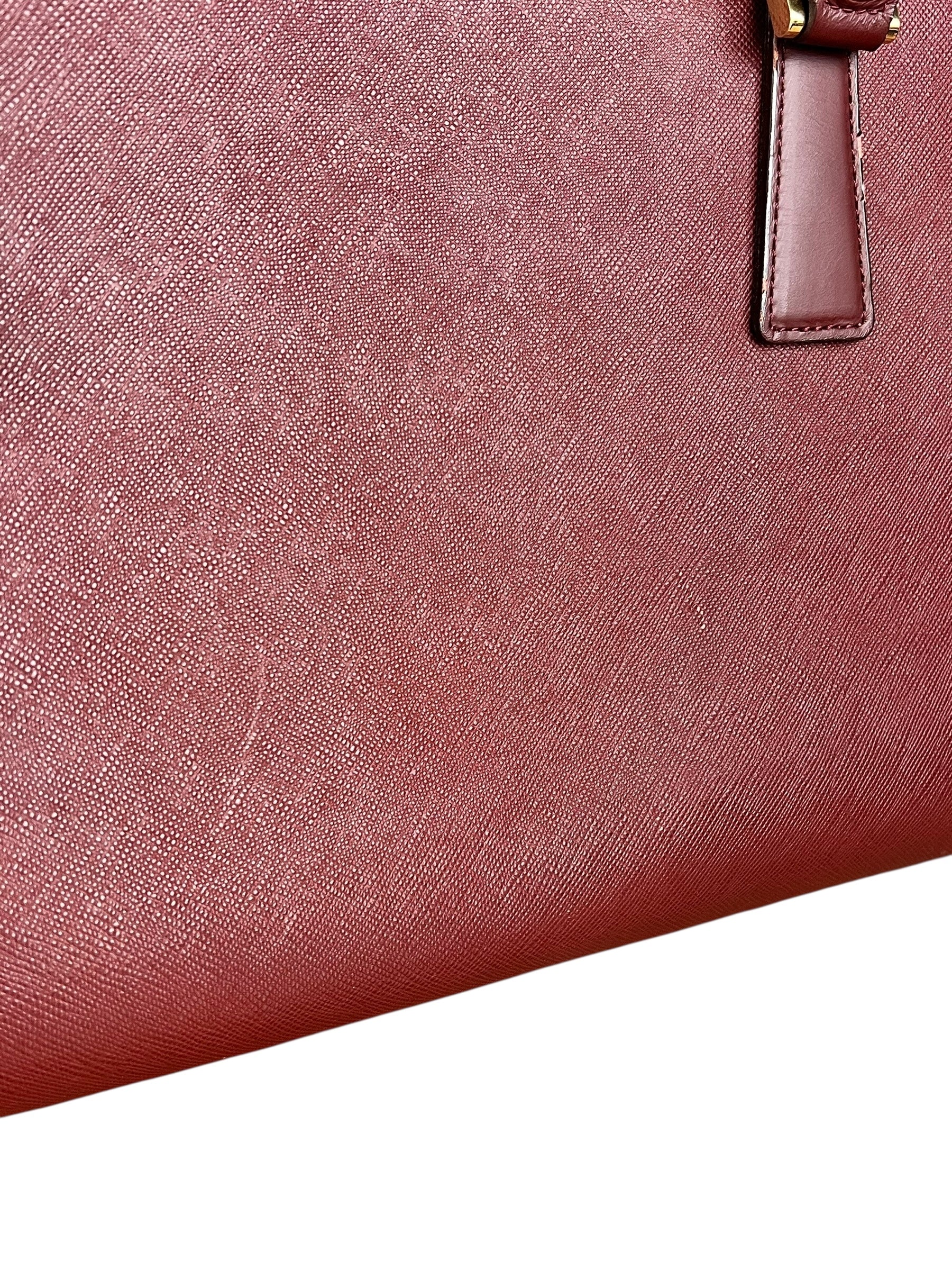 Burberry Vintage Leather Burgundy Handbag