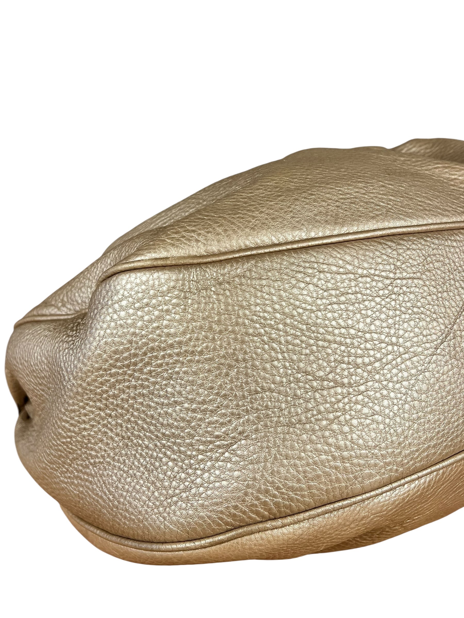 Gucci Metallic Leather Shoulder Bag
