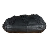 Prada Nappa Leather Ruffle Hobo Shoulder Bag