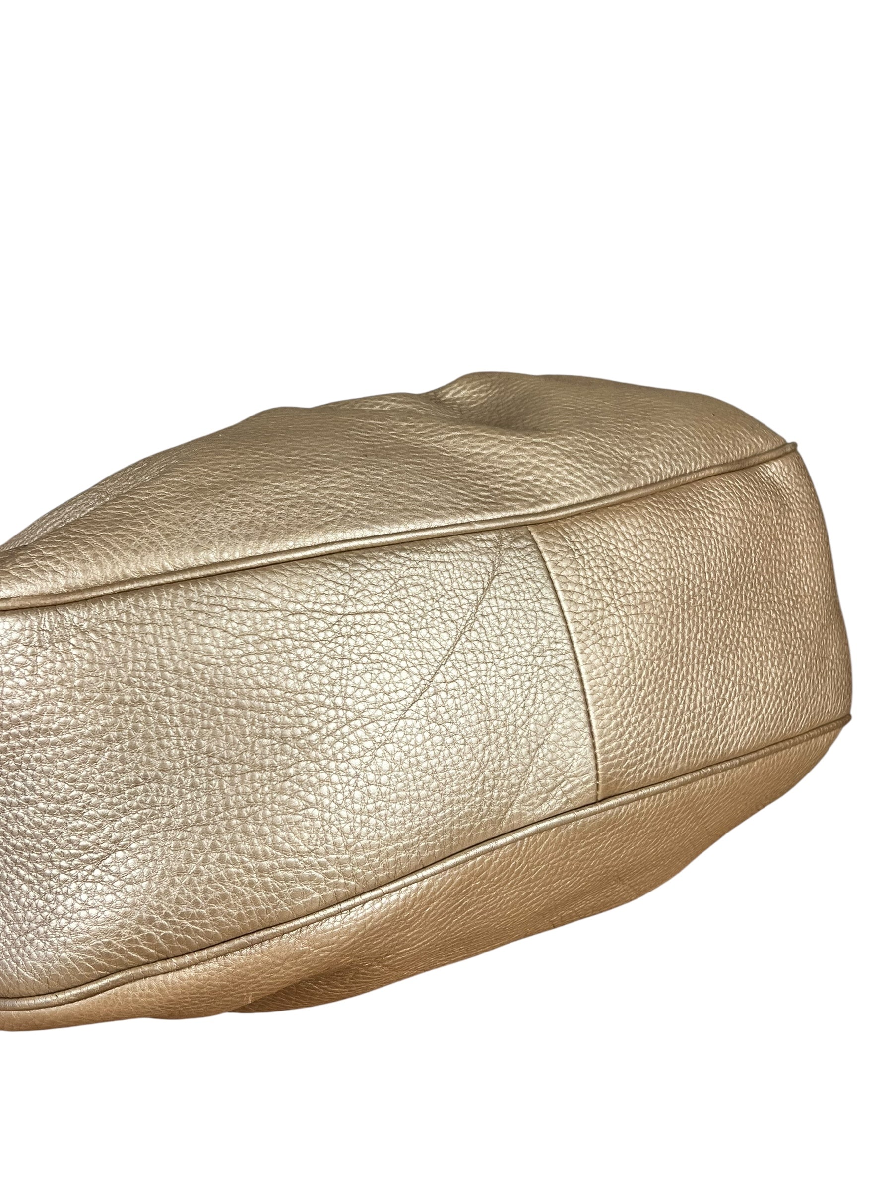 Gucci Metallic Leather Shoulder Bag