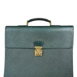 Louis Vuitton Epi Green Top Handle Briefcase