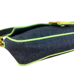 Fendi Denim Baguette NM 2Way Handbag