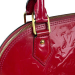 Louis Vuitton Red Monogram Vernis Alma bb