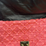 Louis Vuitton Limited Edition Bunny Pink Leather Monogram Coquette Clutch