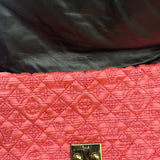 Louis Vuitton Limited Edition Bunny Pink Leather Monogram Coquette Clutch