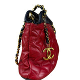 Chanel Vintage Two-Tone Mademoiselle Shoulder Bag 1990