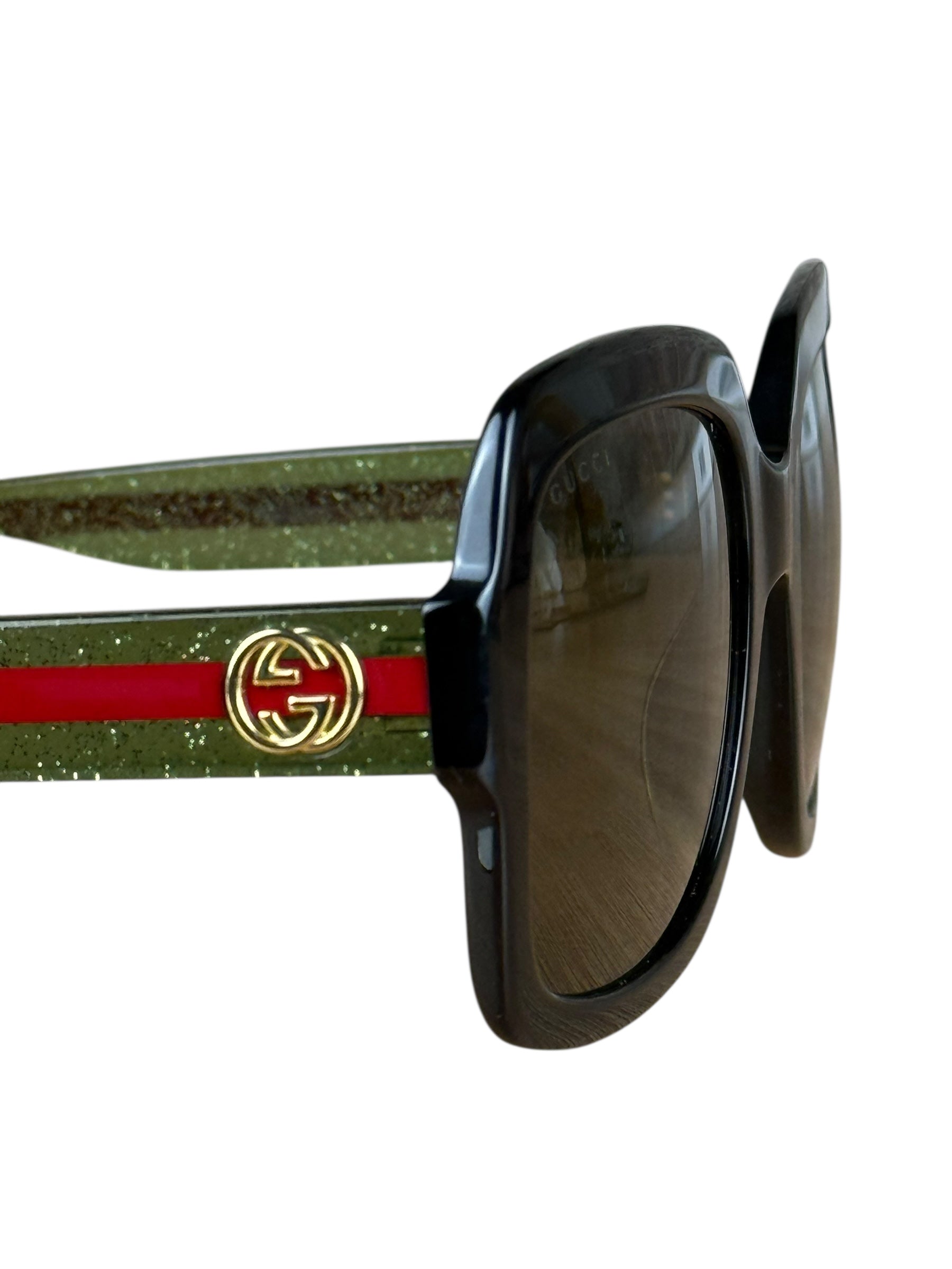 Gucci Large Black Frame Sunglasses