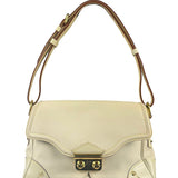 Louis Vuitton White Leather Suhali L'Essentiel Shoulder Bag