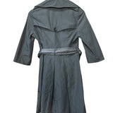 Burberry Black Mid Length Trench Coat