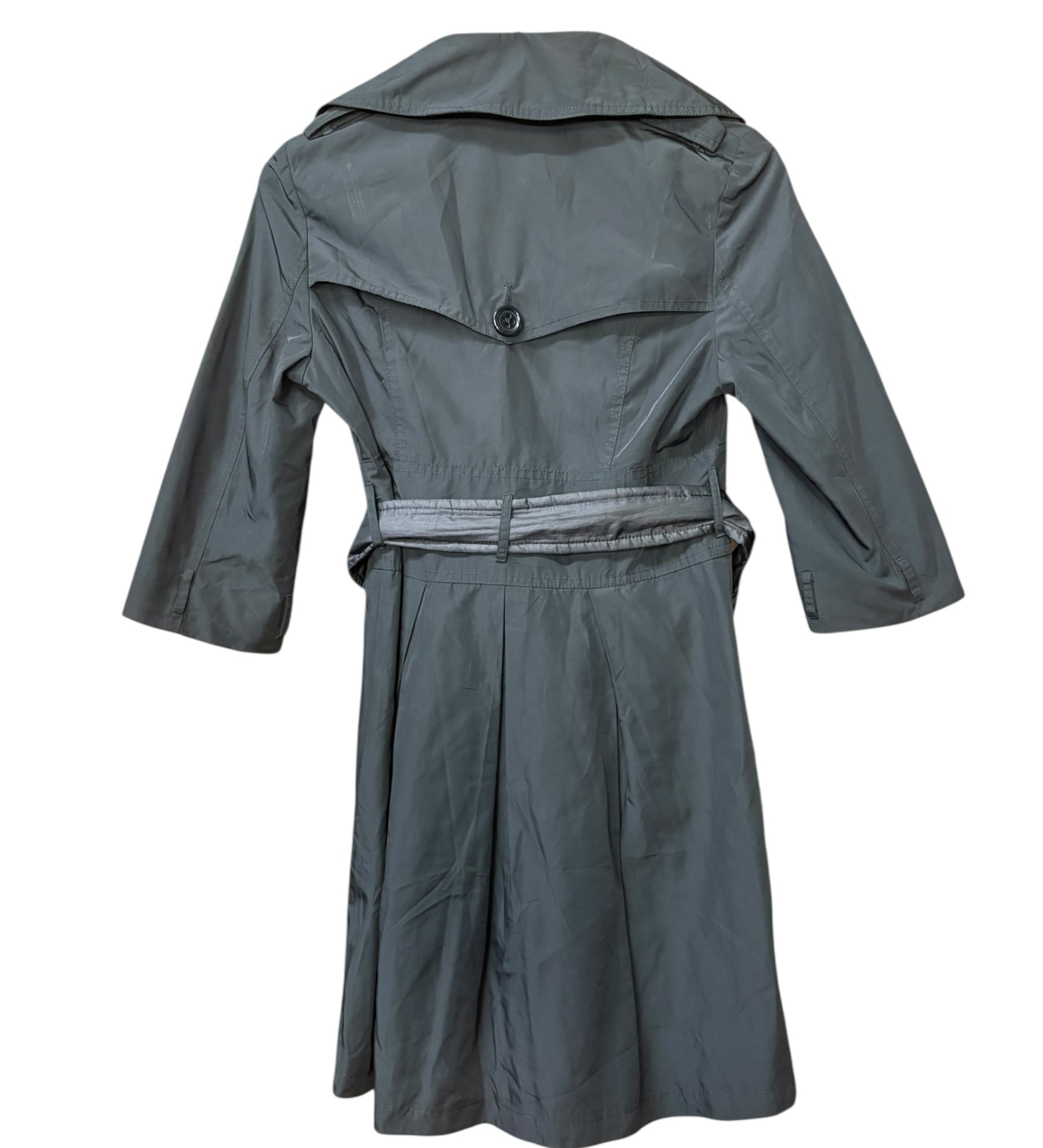 Burberry Black Mid Length Trench Coat