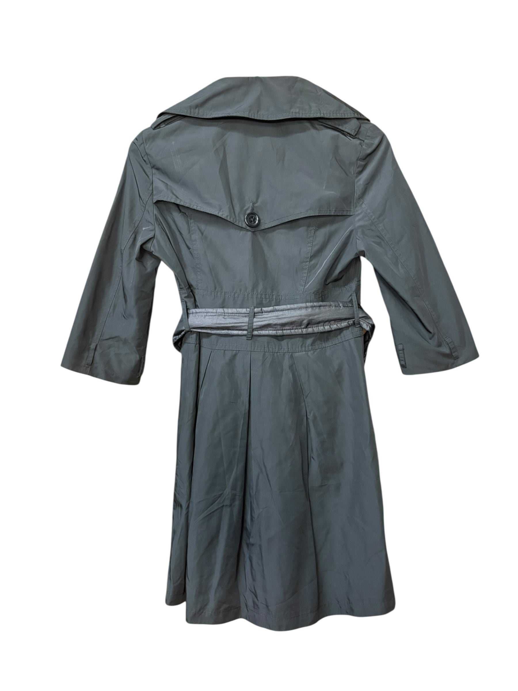 Burberry Black Mid Length Trench Coat