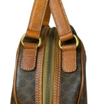 Celine Vintage Leather Macadam Dome Hand Bag