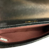 Chanel Black Quilted Flap Phone Chain Handbag