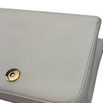 Chanel White Leather CC Mania Flap Bag 2019