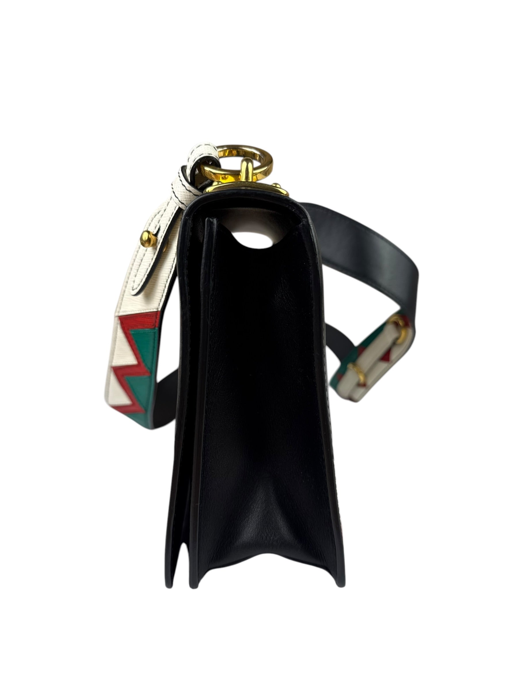 Prada Muilticolor Calfskin Esplanade Crossbody Bag