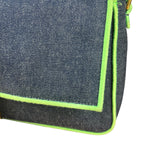 Fendi Denim Baguette NM 2Way Handbag