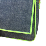 Fendi Denim Baguette NM 2Way Handbag