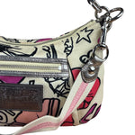 Coach Poppy Multicolor Petal Print RockerTwo-Way Bag