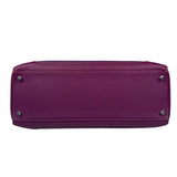 Hermes Kelly 35 Purple Ghillies Swift Togo Leather Handbag 2015