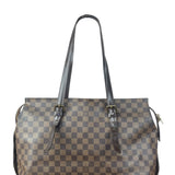 Louis Vuitton Damier Ebene Columbine Shoulder/Tote Bag