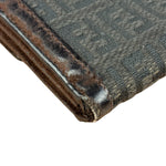 Fendi Vintage Leather Trim FF Zucca Long Wallet