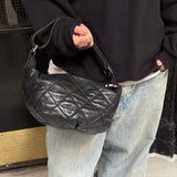 Chanel Black Quilted Lambskin Cloudy Bundle Hobo 2005