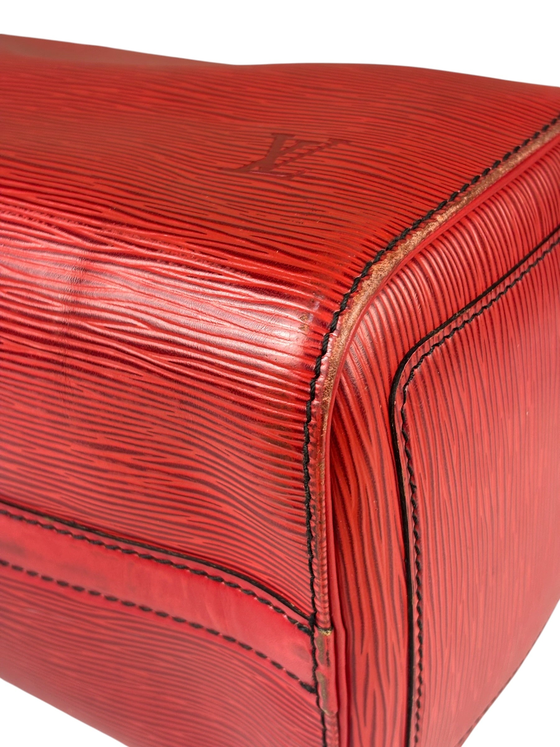 Louis Vuitton Red Epi Leather Speedy 25