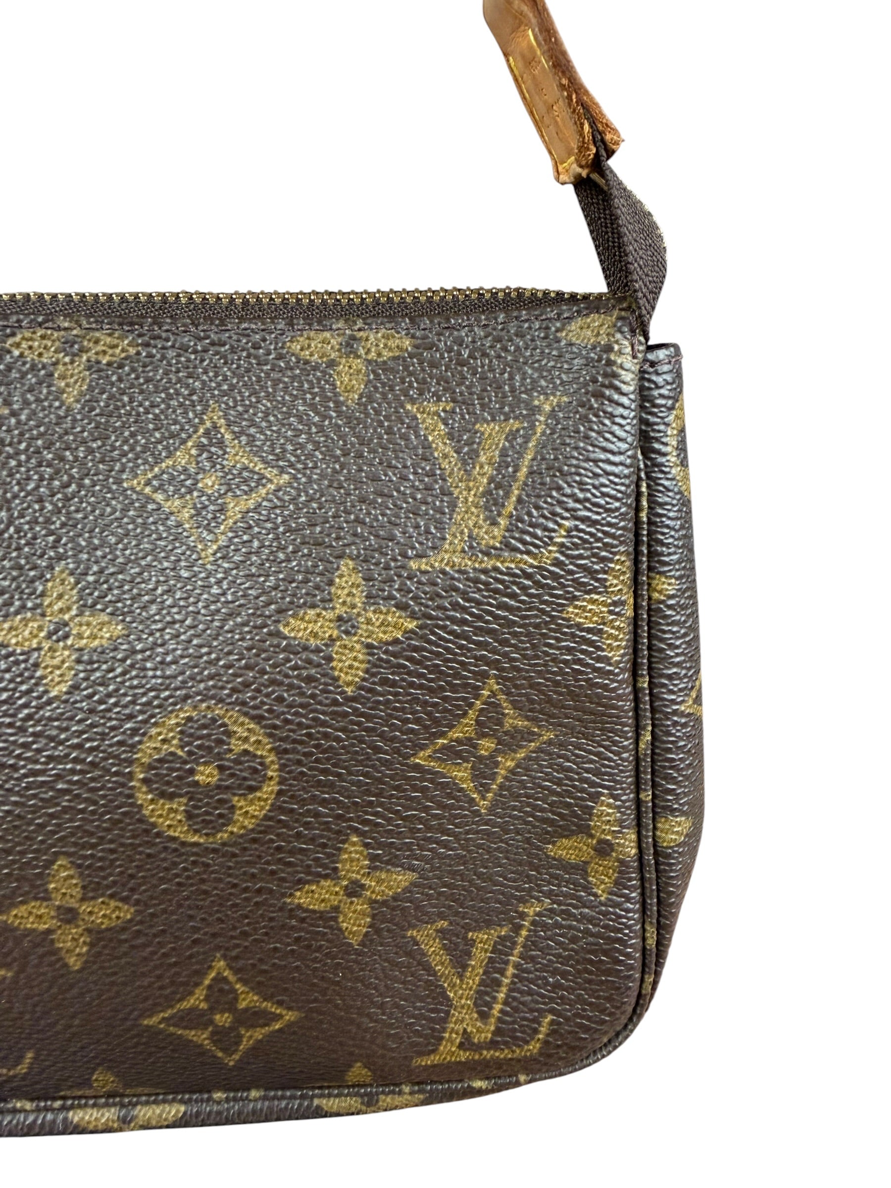 Louis Vuitton Leather Monogram Pochette