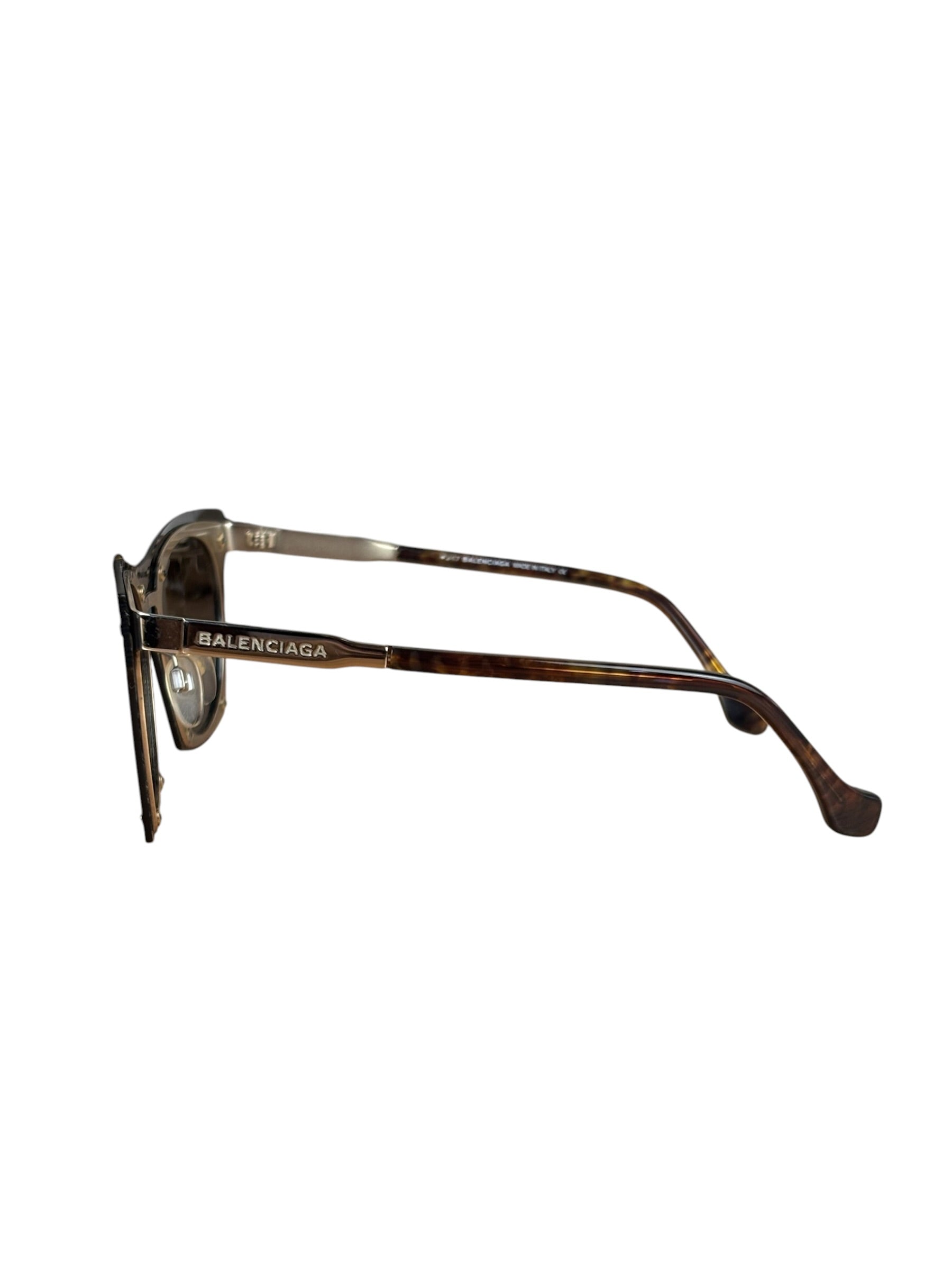 Balenciaga Metal Frame Sunglasses